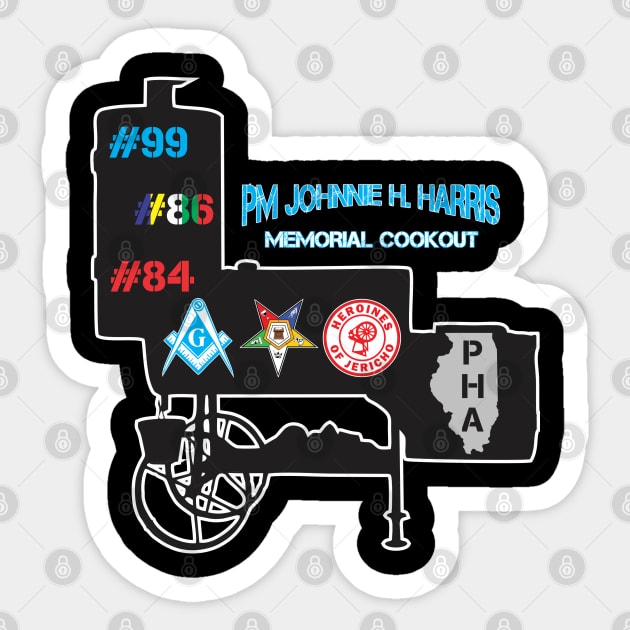 PM Johnnie H. Harris Sticker by Brova1986